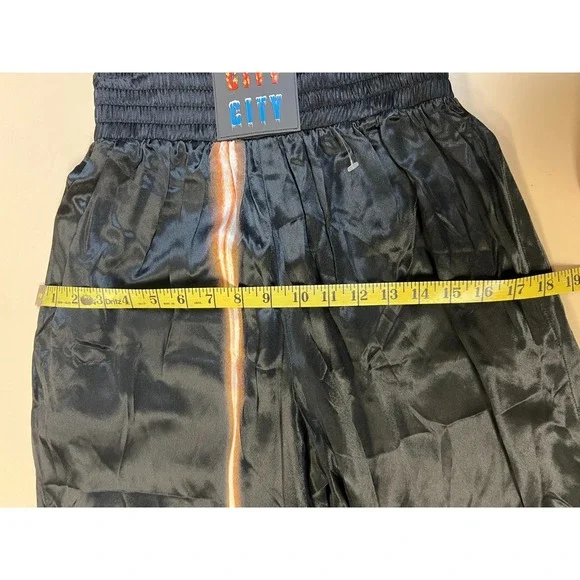 NWT Paco Rabanne City City Wide Leg Crop Pant Silky Black Flaming Astronauts XS - Picture 12 of 14